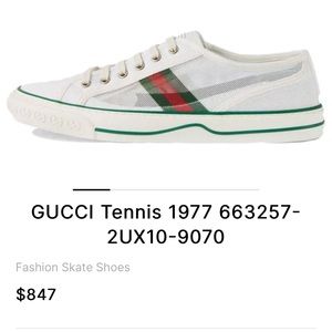 Gucci men’s tennis shoes